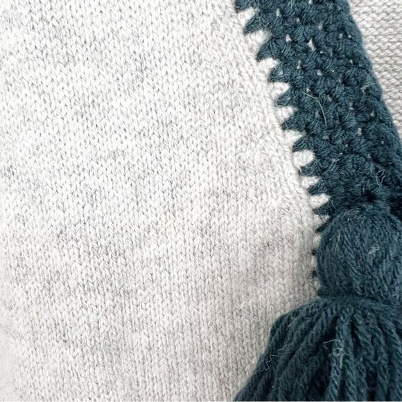 Roberta Roller Rabbit Tassel Wool Blend Cardigan OS Grey - Picture 5 of 7